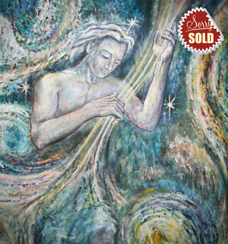 Orpheus oil on canvas Eshurin Rostislav